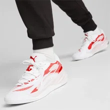 Puma Indoor Court Shoes All-Pro Nitro Team white/red Men's