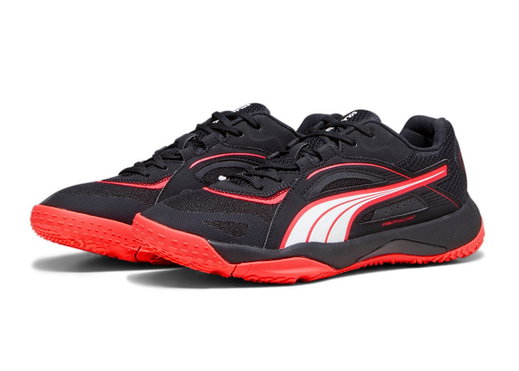 Puma Hallen-Indoorschuhe Solarstrike II schwarz/orange Herren