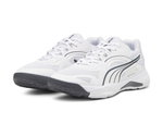 Puma Indoor Court Shoes Solarstrike II white/grey Men