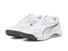 Puma Indoor Court Shoes Solarstrike II white/grey Men