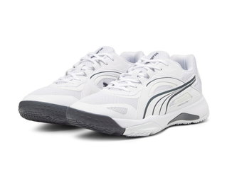 Puma Hallen-Indoorschuhe Solarstrike II weiss/grau Herren