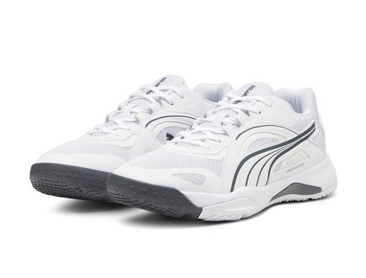 Puma Hallen-Indoorschuhe Solarstrike II weiss/grau Herren