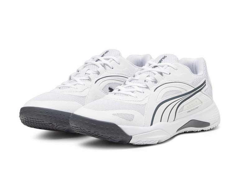 Puma Indoor Court Shoes Solarstrike II white/grey Men