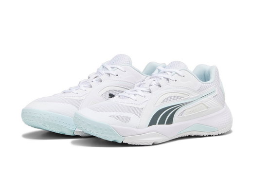 Puma Hallen-Indoorschuhe Solarstrike II weiss/grau/hellblau Herren