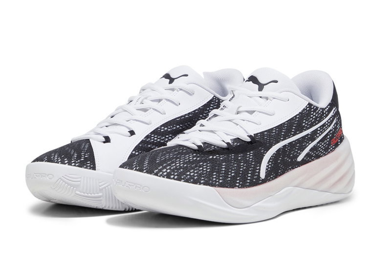 Puma Hallen-Indoorschuhe All-Pro Nitro schwarz/weiss Herren