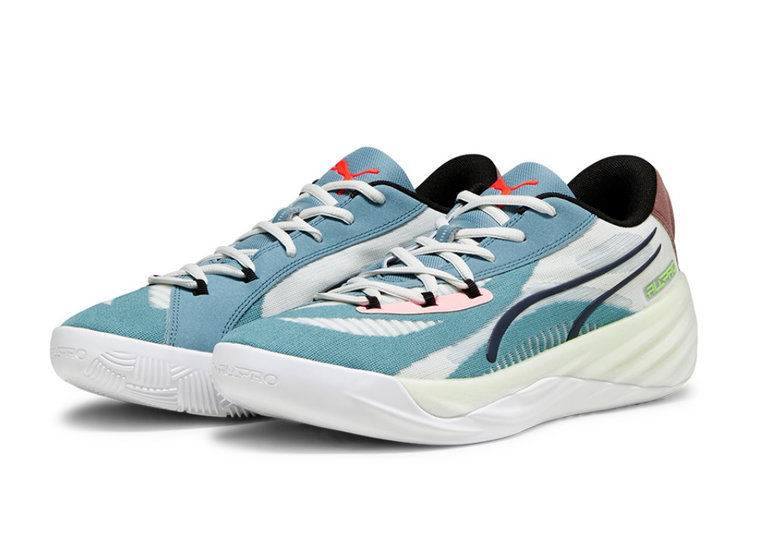 Puma Hallen-Indoorschuhe All-Pro Nitro blau/bunt Herren