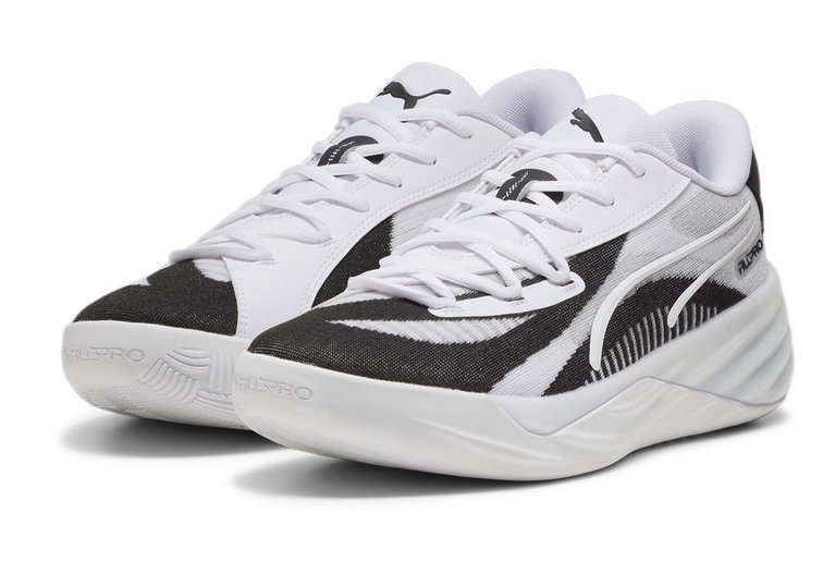 Puma Indoor Court Shoes All-Pro Nitro Team white/black men's