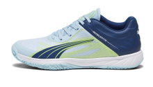 Puma Indoor Court Shoes Accelerate Turbo Dark Blue/Light Blue/Green Men's