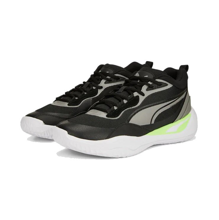 Puma Hallen-Indoorschuhe Playmaker Pro schwarz/limegrün Herren