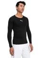Puma Funktionsunterwäsche Langarmshirt LIGA Baselayer Tee - schwarz Herren