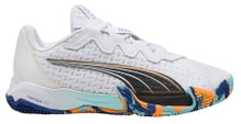 Puma buty do padla Nova Elite Allcourt 2025 białe/niebieskie męskie