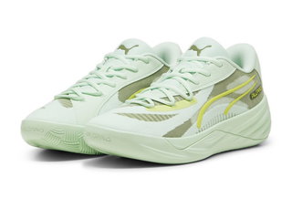 Puma Hallen-Indoorschuhe All-Pro Nitro mint/olive Herren