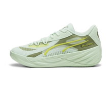 Puma Indoor Court Shoes All-Pro Nitro mint/olive men's
