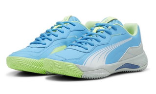 Puma Tennis Shoes Nova Smash Allcourt Blue/Lime Men's
