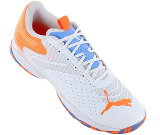 Puma Tennis Shoes Solarattack RCT Allcourt White/Blue/Orange Men's