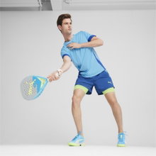 Puma Padel Shoes Nova Court Allcourt blue/grey/lime men's