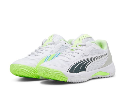 Puma Tennisschuhe Nova Court Allcourt weiss/grau/lime Herren