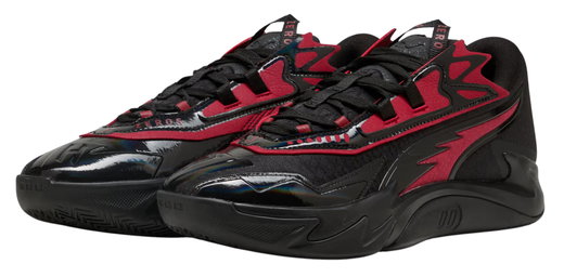 Puma Hallen-Indoorschuhe Scoot Zeros II SCRRRT (Basketball) schwarz/rot Herren