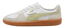 Puma Sneaker Palermo Leather weiss/beige/pistaziengrün Herren