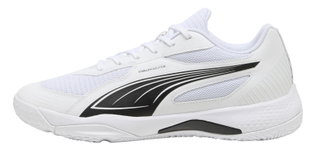 Puma Hallen-Indoorschuhe Solarflash III weiss/schwarz Herren
