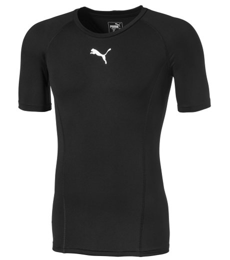 Puma Sport-Tshirt Liga Baselayer Tee (leicht, Bewegungsfreiheit) Unterwäsche schwarz Herren