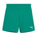Puma Sporthose teamGOAL Shorts (100% rec. Polyester) kurz grün Damen