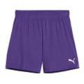 Puma Sporthose teamGOAL Shorts (100% rec. Polyester) kurz violett Damen