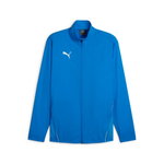 Puma Sportjacke teamGOAL Sideline Jacket (100% rec. Polyester, atmungsaktiv) royalblau Herren