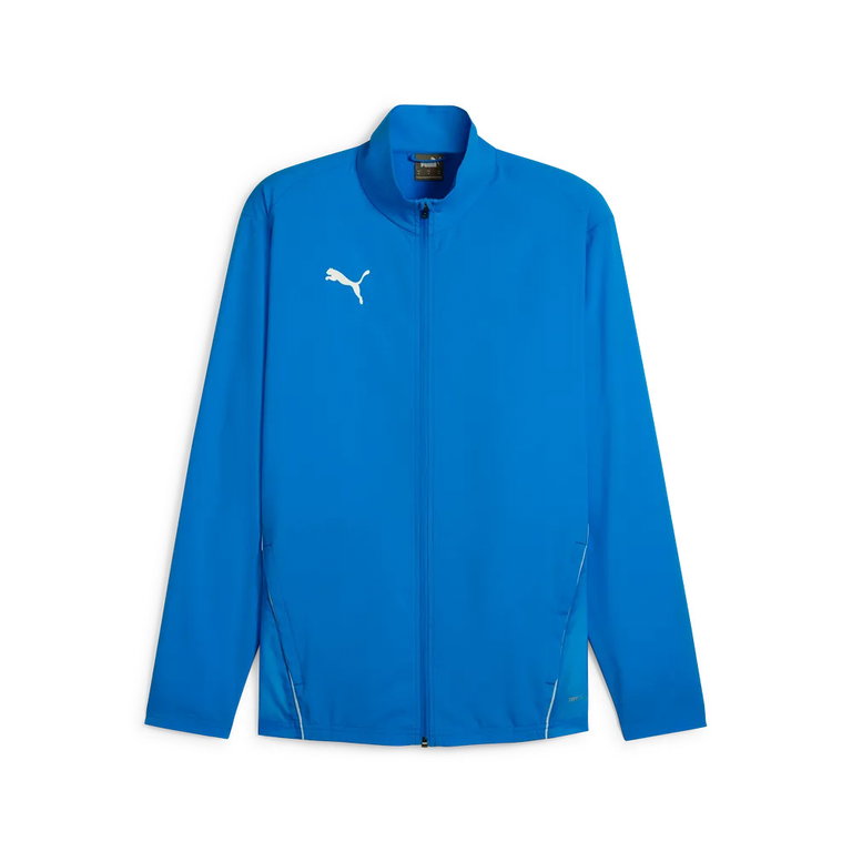 Puma Sportjacke teamGOAL Sideline Jacket (100% rec. Polyester, atmungsaktiv) royalblau Herren