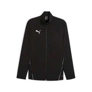 Puma Sportjacke teamGOAL Sideline Jacket (100% rec. Polyester, atmungsaktiv) schwarz Herren