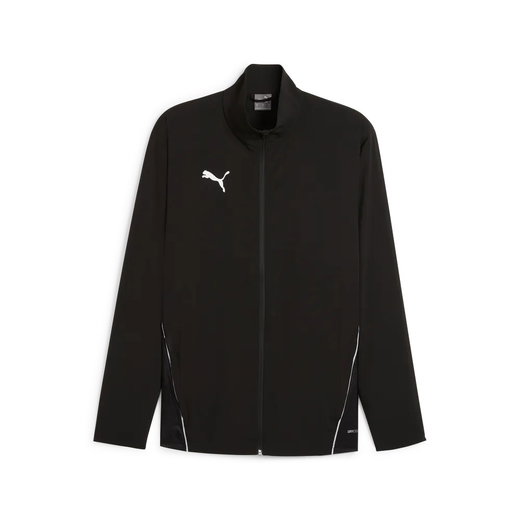 Puma Sportjacke teamGOAL Sideline Jacket (100% rec. Polyester, atmungsaktiv) schwarz Herren