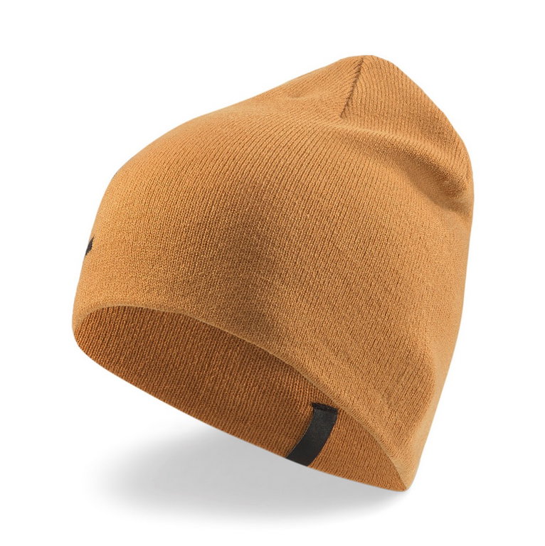 Puma Knitted Hat (Beanie) Classic Cuffless with Logo - yellow - 1 piece