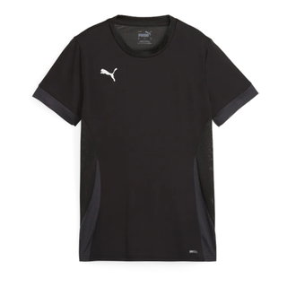 Puma Trainings-Shirt teamGOAL Matchday Jersey (100% rec. Polyester) kurzarm schwarz Damen