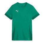 Puma Trainings-Shirt teamGOAL Matchday Jersey (100% rec. Polyester) kurzarm grün Damen