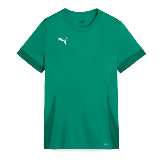Puma Trainings-Shirt teamGOAL Matchday Jersey (100% rec. Polyester) kurzarm grün Damen
