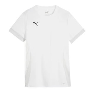Puma Trainings-Shirt teamGOAL Matchday Jersey (100% rec. Polyester) kurzarm weiss Damen
