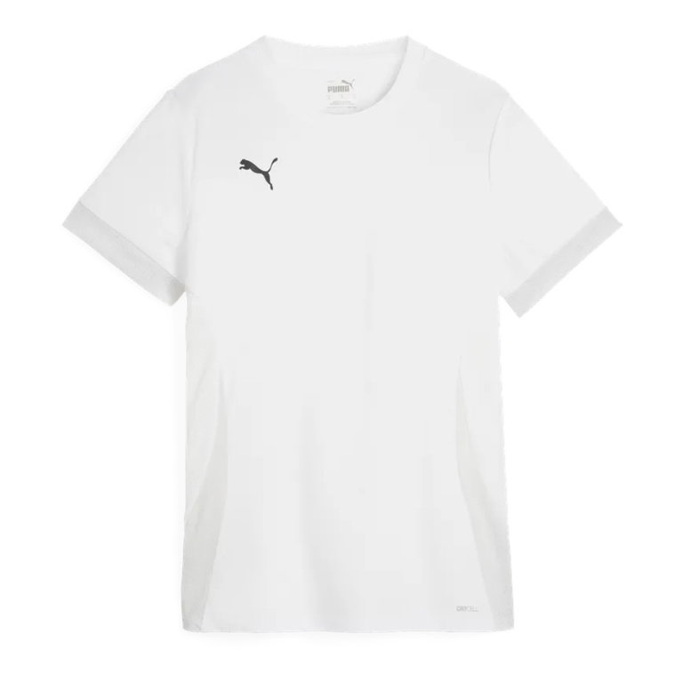 Puma Trainings-Shirt teamGOAL Matchday Jersey (100% rec. Polyester) kurzarm weiss Damen