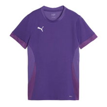 Puma Trainings-Shirt teamGOAL Matchday Jersey (100% rec. Polyester) kurzarm violett Damen