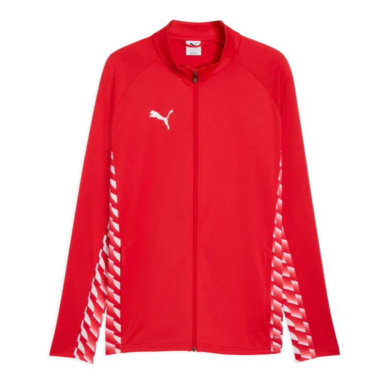 Puma Trainingsjacke teamLIGA26 Training Jacket (Full-Zip, 100% rec. Polyester, atmungsaktiv) rot Herren