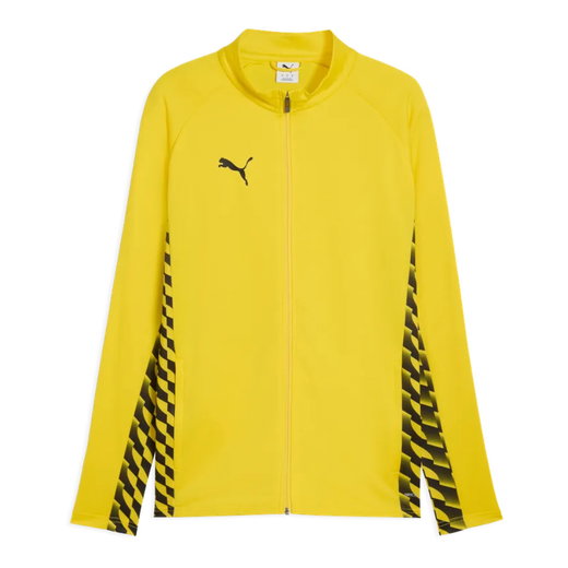 Puma Trainingsjacke teamLIGA26 Training Jacket (Full-Zip, 100% rec. Polyester, atmungsaktiv) gelb Herren