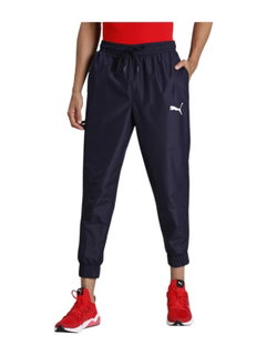 Spodnie treningowe Puma Cross The Line Warm Up Pant długie - granatowe męskie