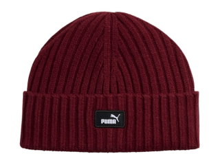 Puma knitted hat (beanie) ESS Fisherman (ribbed structure) red - 1 piece