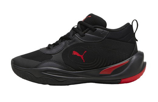 Puma Halowe buty do koszykówki Playmaker Pro czarne/czerwone dziecięce
