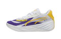 Puma Hallen-Indoorschuhe All-Pro LA (Basketball) weiss/violett/gelb Herren