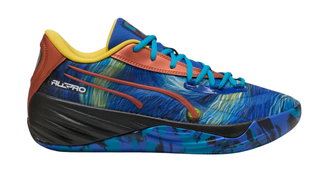Puma Hallen-Indoorschuhe All-Pro Nitro Dylan Exhibit (Basketball) blau/bunt Herren
