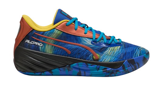 Puma Hallen-Indoorschuhe All-Pro Nitro Dylan Exhibit (Basketball) blau/bunt Herren
