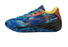 Puma Indoor Court Shoes All-Pro Nitro Dylan Exhibit (Basketball) blue/multi-coloured Men's