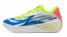 Puma Indoor Court Shoes All-Pro Nitro (Basketball) 2025 white/blue/yellow men's