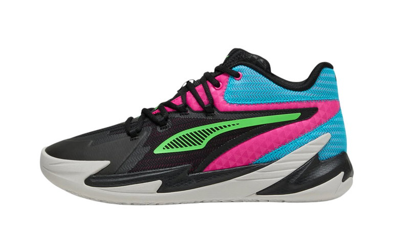 Puma Hallen-Indoorschuhe Dagger (Basketball) schwarz/bunt Herren