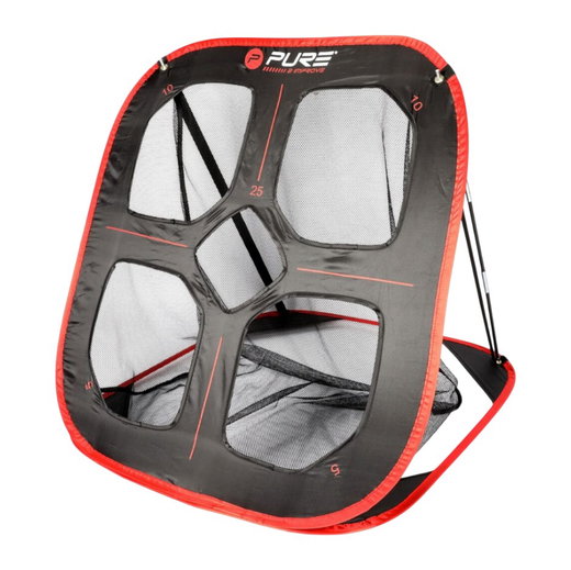 Pure2Improve Golf Treningowy Rebounder Siatka do Chipping czarny/czerwony 88x82x80cm